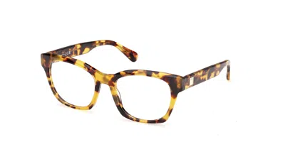 Max & Co Mo5215 053 Women's Glasses  Size 52 - Free Lenses - Blue Light Block Available In Brown