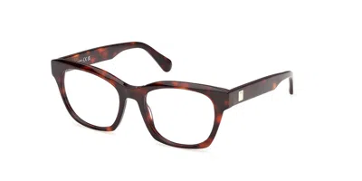 Max & Co Mo5215 052 Women's Glasses  Size 52 - Free Lenses - Blue Light Block Available In Brown