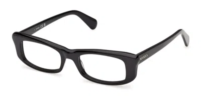 Max & Co Mo5216 001 Occhiali Da Vista Neri Per Donna (solo Montatura) In Black