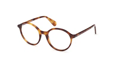 Max & Co Mo5217 052 Women's Glasses  Size 50 - Free Lenses - Blue Light Block Available In Brown