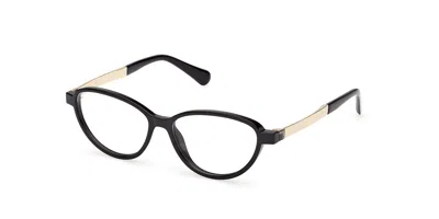 Max & Co Mo5219 001 Women's Glasses  Size 53 - Free Lenses - Blue Light Block Available In Black