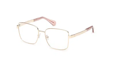 Max & Co Mo5221 032 Women's Glasses  Size 54 - Free Lenses - Blue Light Block Available In Gold