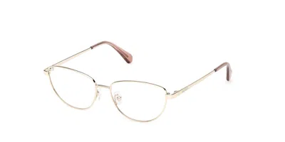 Max & Co Mo5223 032 Women's Glasses  Size 52 - Free Lenses - Blue Light Block Available In Gold