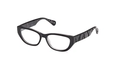 Max & Co Mo5224 001 Women's Glasses  Size 53 - Free Lenses - Blue Light Block Available In Black