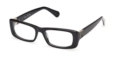 Max & Co Mo5225 001 Occhiali Da Vista Neri Per Donna (solo Montatura) In Black