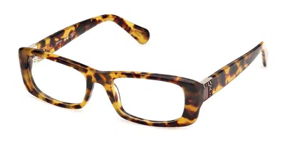 Max & Co Mo5225 053 Occhiali Da Vista Tartarugatishell Per Donna (solo Montatura) In Brown