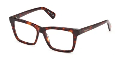 Max & Co Mo5227 052 Occhiali Da Vista Tartarugatishell Per Donna (solo Montatura) In Brown