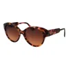 Max & Co Multicolor Plastic Sunglasses In Brown