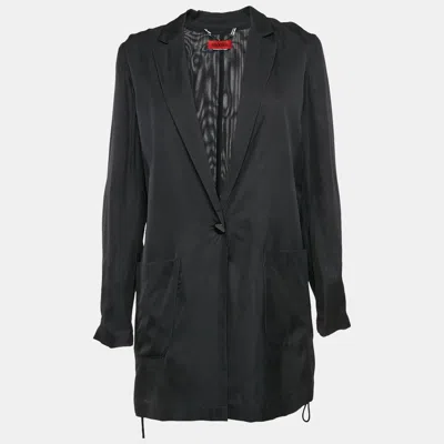 Max & Co . Navy Blue Crepe Jacket