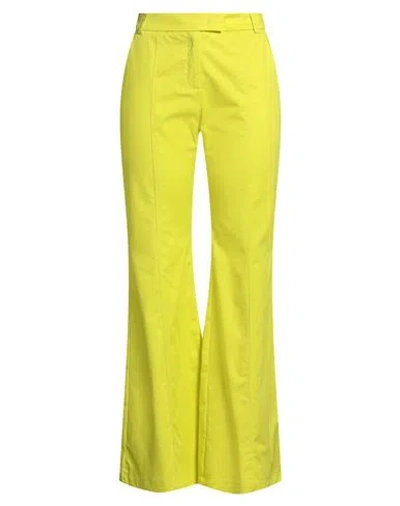 Max & Co . Nice Woman Pants Lime Green Size 6 Cotton, Elastane