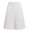 Max & Co Nylon Elasticated Shorts In White