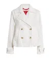 Max & Co Nylon Hybrid Pea Coat In White