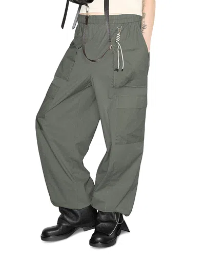 Max & Co . Ondina Oversized Cinched Cargo Pants In Gray