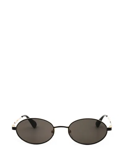 Max & Co Mo0093 Oval Metal Sunglasses In Black