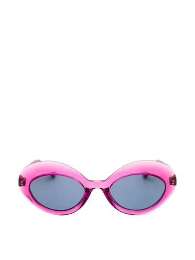 Max & Co Oval-frame Sunglasses In Pink