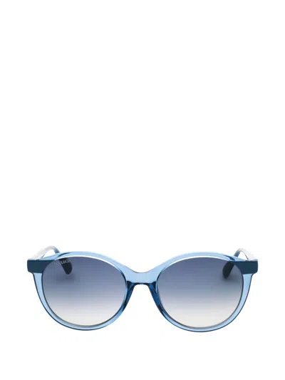 Max & Co Oversized Round-frame Sunglasses In Blue