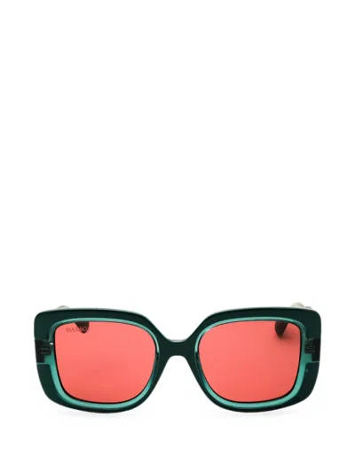 Max & Co Oversized Square-frame Sunglasses In Black