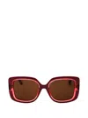 Max & Co Oversized Square-frame Sunglasses In Brown