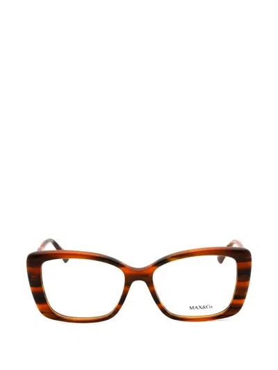 Max & Co Oversized-frame Glasses In Brown