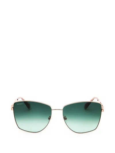 Max & Co Oversized-frame Sunglasses In Gold