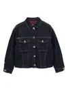 Max & Co Dark Blue Denim Jacket In Blue