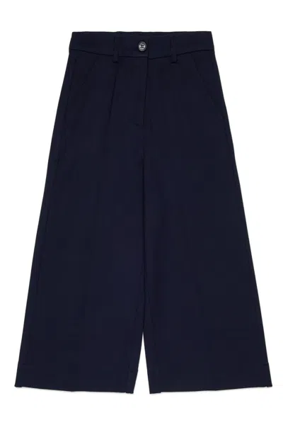Max & Co Kids' Palazzo Pants With Logo In Black