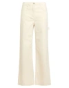Max & Co Wide-leg Carpenter Jeans In White
