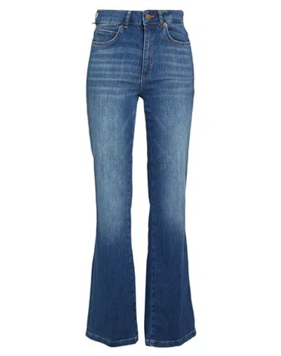 Max & Co . Pasta Woman Jeans Blue Size 31 Cotton, Elastomultiester, Elastane