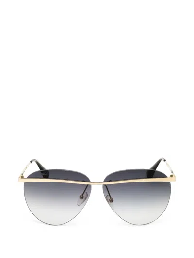 Max & Co Pilot-frame Sunglasses In Gold