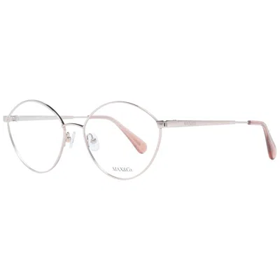 Max & Co Pink Women Optical Women's Frames In Silver
