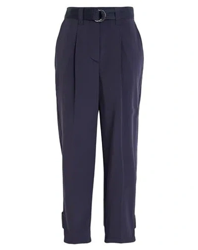 Max & Co . Pistoia Woman Pants Navy Size 8 Polyester, Cotton