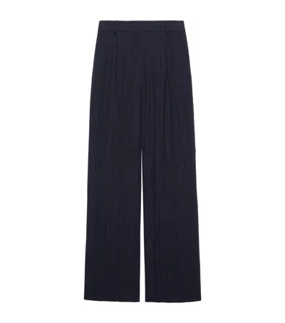 Max & Co . Pleated Trousers In Blue