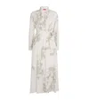 Max & Co Printed Midi Dress In White