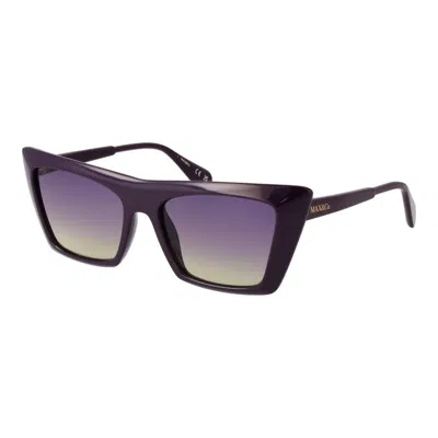 Max & Co Purple Plastic Sunglasses In Multi