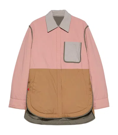 Max & Co . Quilted Reversible Jacket In Pink