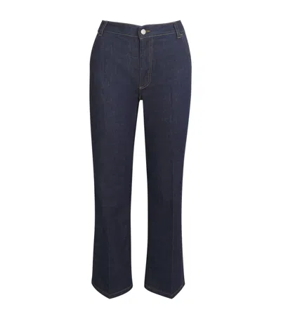 Max & Co Re-edit Straight Jeans In Blue