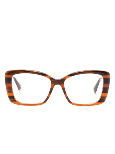 Max & Co Brille Mit Eckigem Gestell In Brown