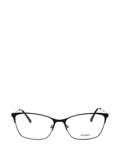 Max & Co Rectangle-frame Glasses In Black