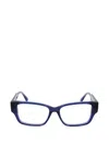 Max & Co Rectangle-frame Glasses In Blue