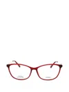 Max & Co Rectangle-frame Glasses In Red