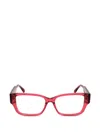 Max & Co Rectangle-frame Glasses In Red
