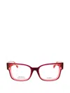 Max & Co Rectangle-frame Glasses In Red