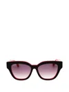 Max & Co Rectangle-frame Sunglasses In Black