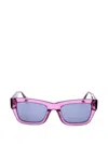 Max & Co Rectangle-frame Sunglasses In Blue