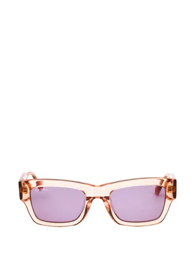 Max & Co Rectangle-frame Sunglasses In Purple