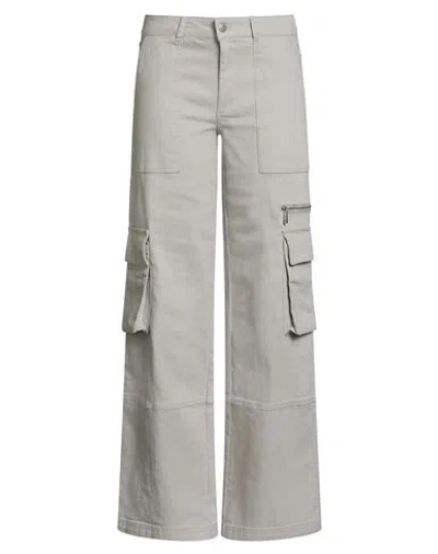 Max & Co . Regio Woman Pants Grey Size 4 Cotton, Elastane
