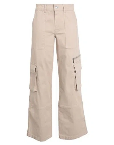 Max & Co . Regio Woman Pants Sand Size 10 Cotton, Elastane In Beige