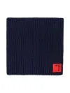 Max & Co Ribbed-knit Scarf In Blue