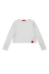 Max & Co Ribbed-knit Top In White