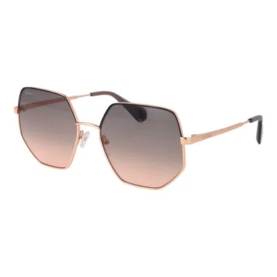 Max & Co Rose Gold Metal Sunglasses